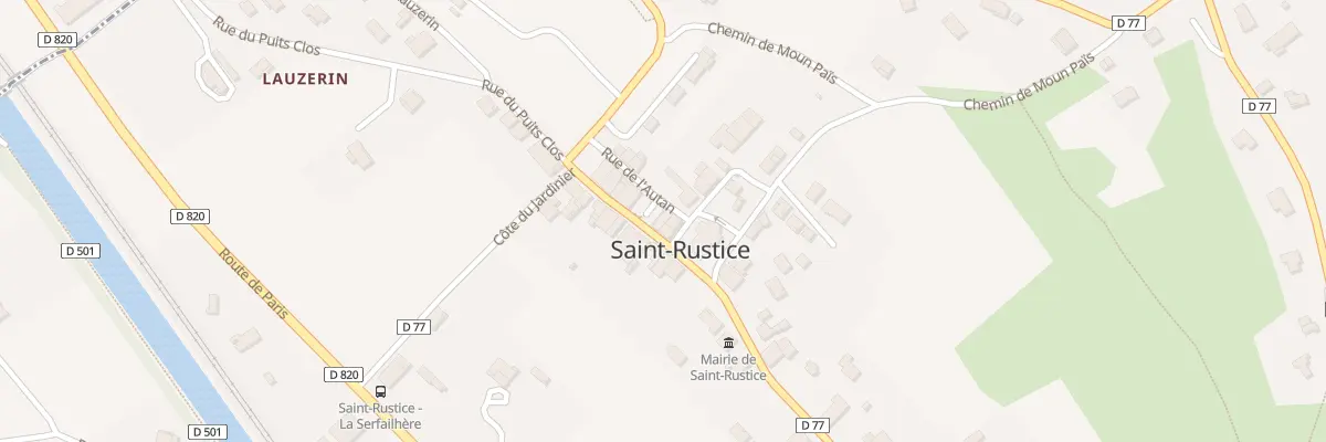 Plan du 11 All des Amandiers à Saint-Rustice
