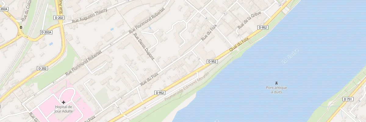 Plan du 30B Rue du Foix à Blois