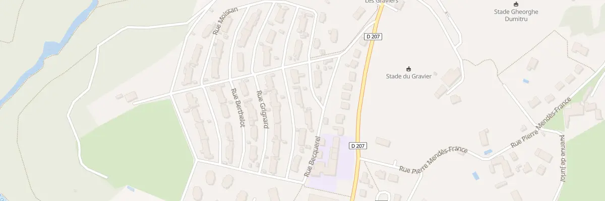 Plan du 3 Rue Vauquelin au Palais-sur-Vienne