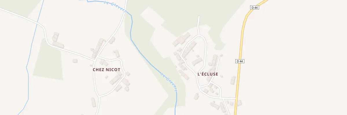 Plan du 16 L’Ecluse à Arnac-la-Poste