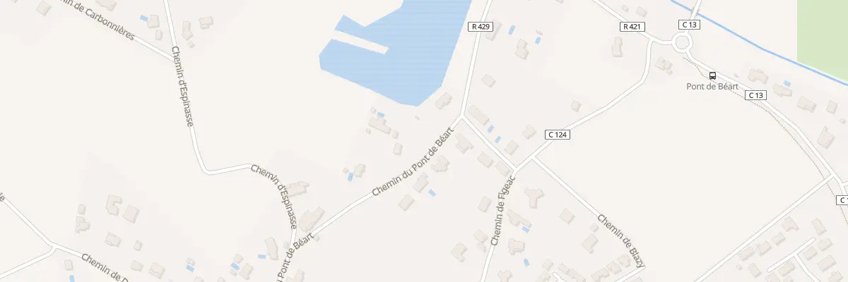 Plan du 388 Che du Pont de Béart à Montauban