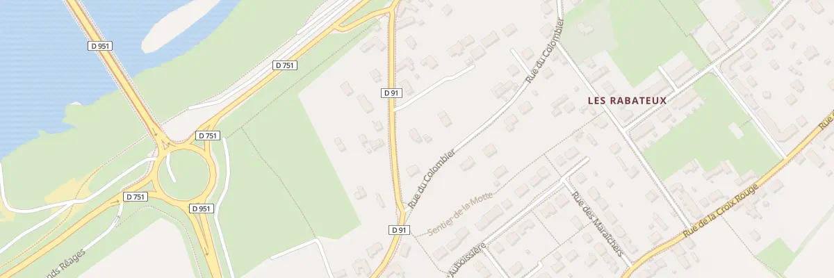 Plan du 22 Rue de Bas-Rivière à Blois