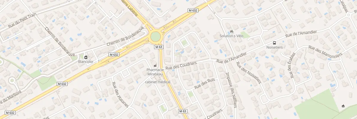 Plan du 2 Rue des Acacias à Tournefeuille