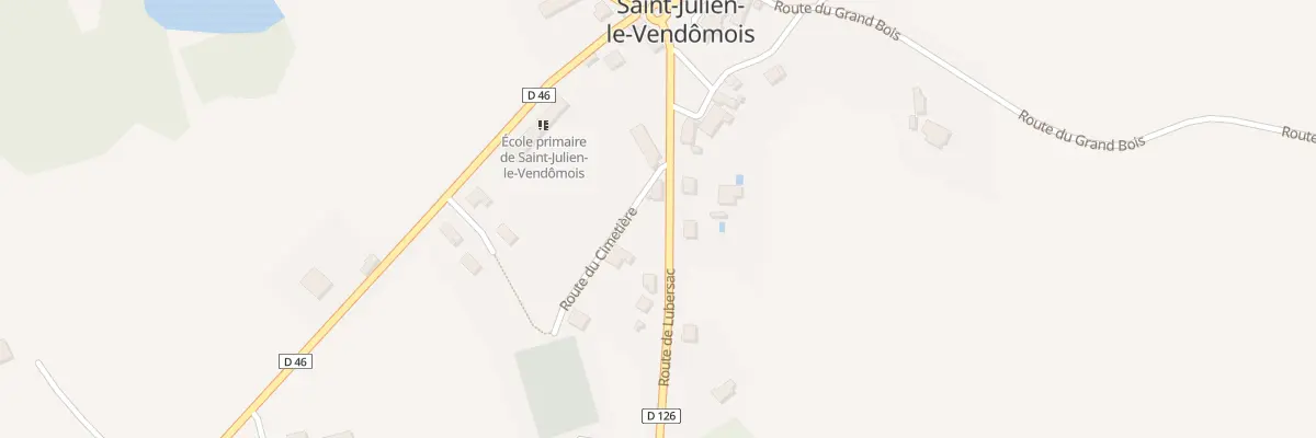 Plan du 5030 Le Bourg à Saint-Julien-le-Vendômois