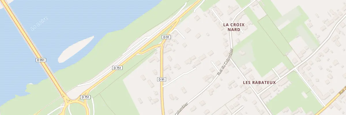 Plan du 10 Rue de Bas-Rivière à Blois