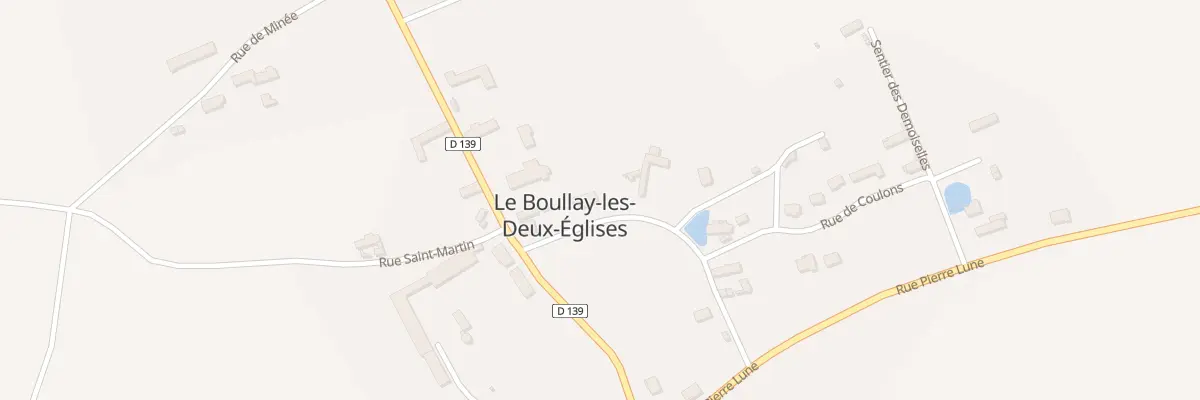 Plan du 3 Rue du Clos Bordeau au Boullay-les-Deux-Églises