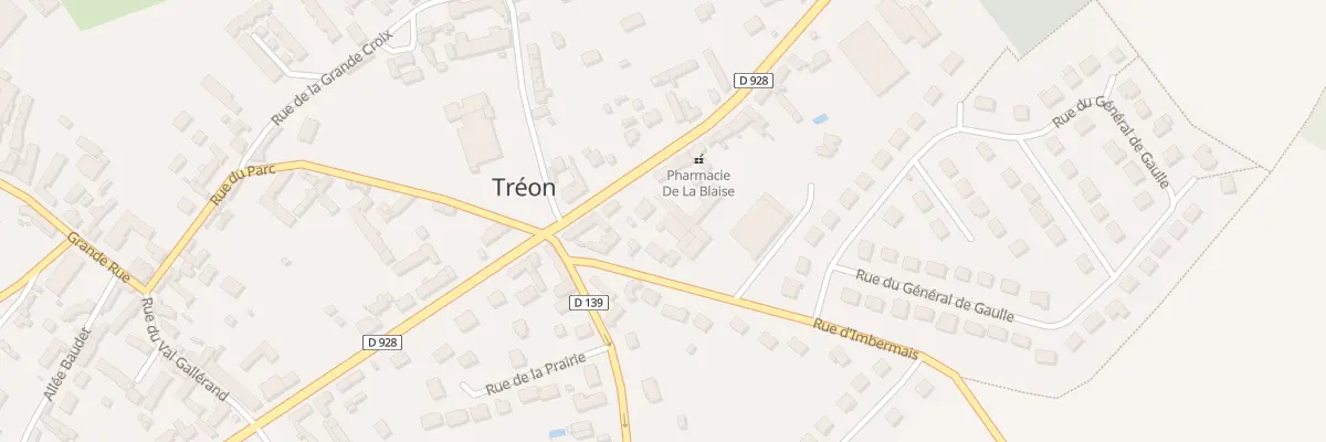 Plan du 1 Rue d’Imbermais à Tréon