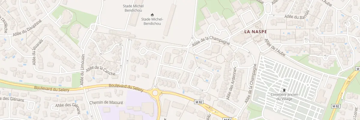 Plan du 6 All de l’Oise à Colomiers