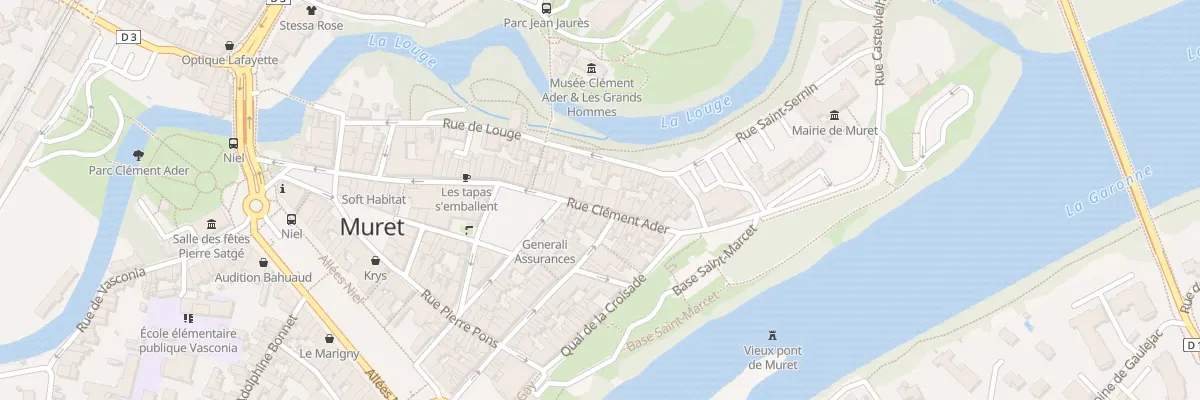 Plan du 18 Rue Clement Ader à Muret