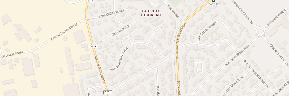 Plan du 20 Rue du Jeu de Paume à Vernouillet