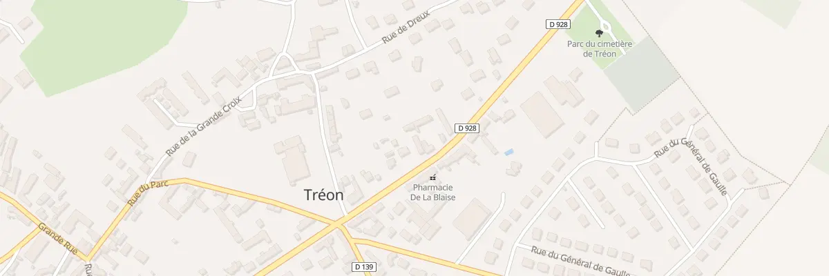 Plan du 45 Rue de Châteauneuf à Tréon