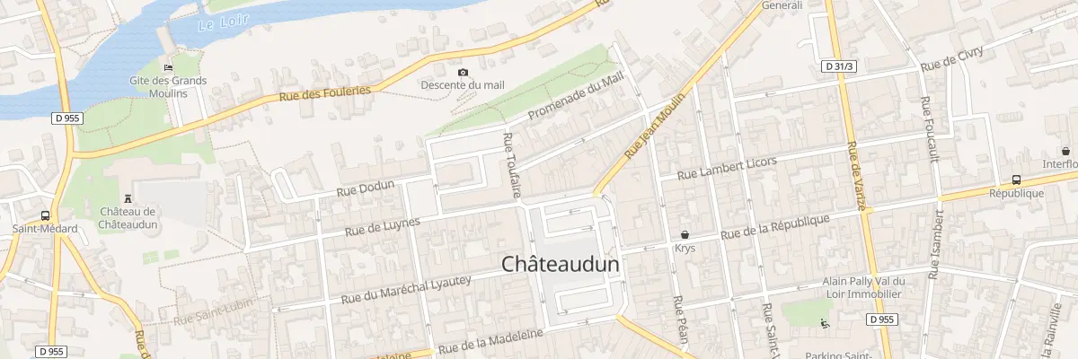 Plan du 5 Rue Louis Baudet à Châteaudun