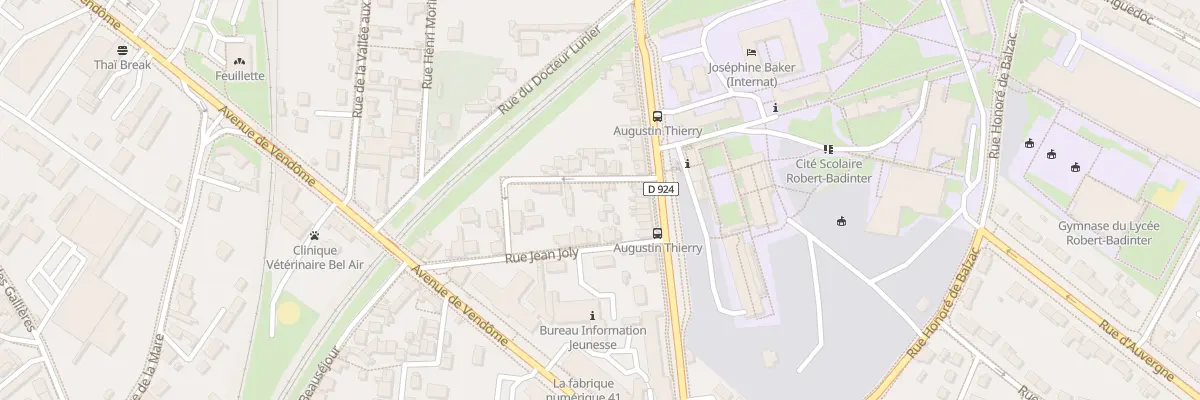 Plan du 4 Rue Saint - Lazare à Blois
