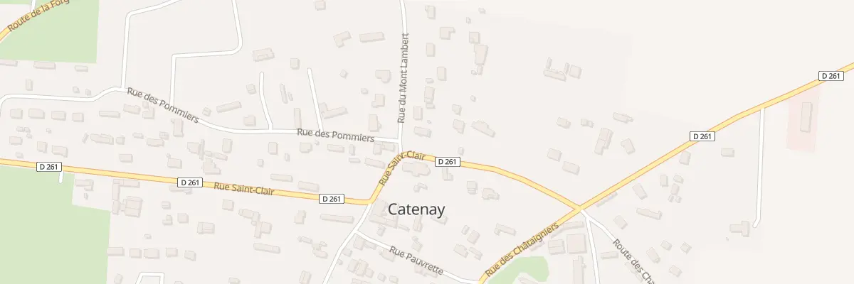 Plan du 597 Rue Saint Clair à Catenay