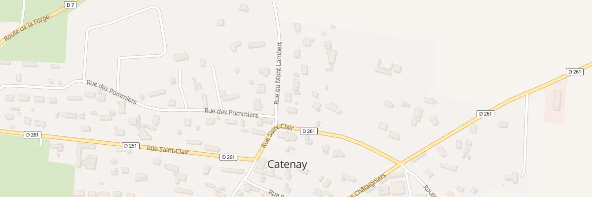 Plan du 40 Rue du Mt Lambert à Catenay