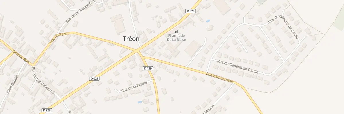Plan du 3B Rue d’Imbermais à Tréon