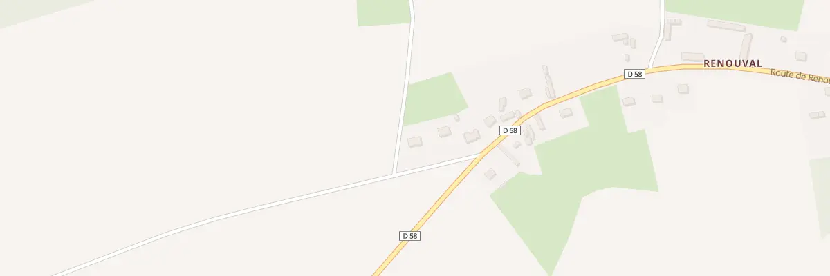 Plan du 18 Rte de Renouval à Douvrend