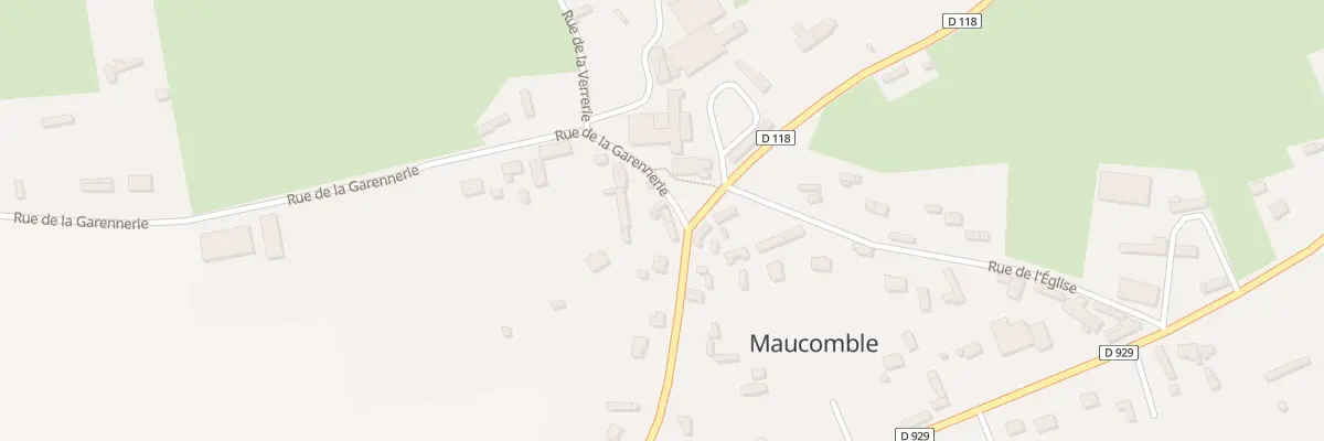 Plan du 5014 Le Bourg à Maucomble