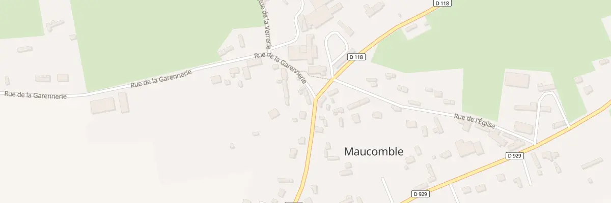 Plan du 5015 Le Bourg à Maucomble