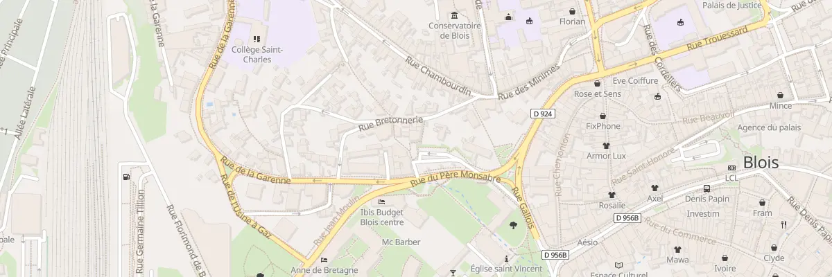 Plan du 2 Mte Deg du Gouffre à Blois