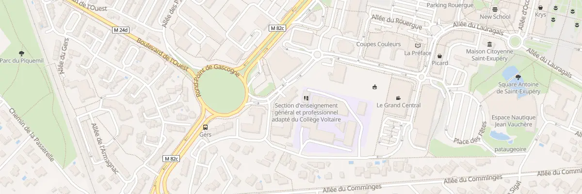 Plan du 94 All du Comminges à Colomiers