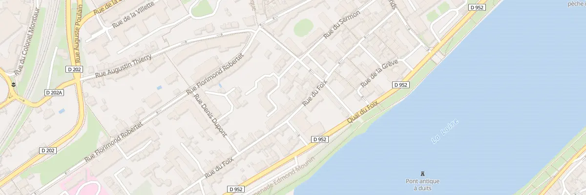 Plan du 39 Rue du Foix à Blois