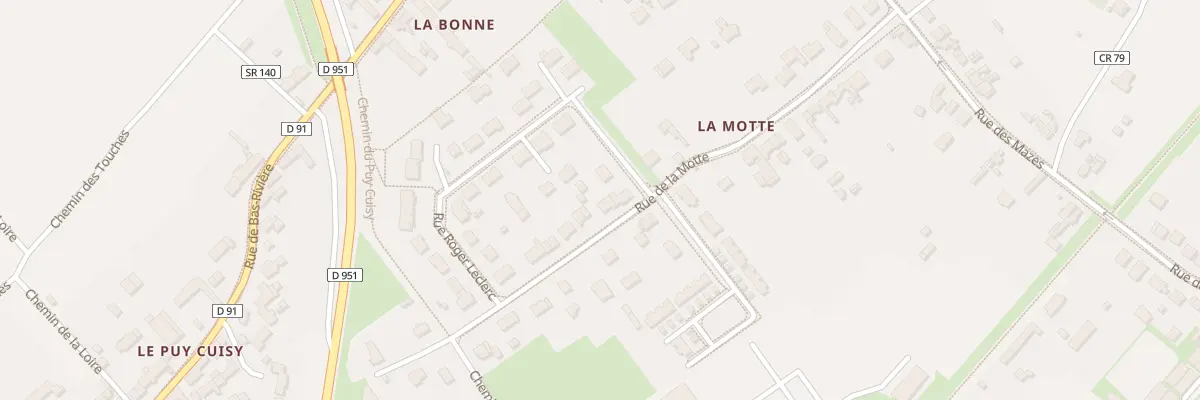 Plan du 25 Rue de la Motte à Blois