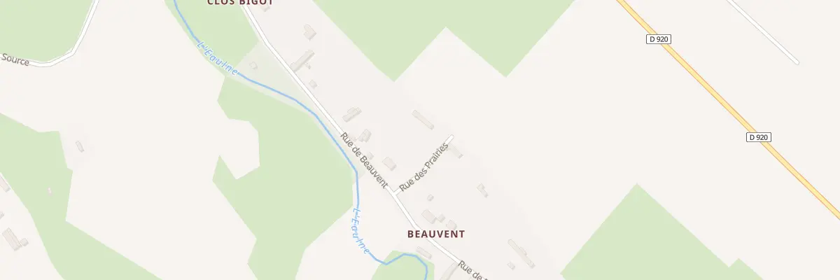 Plan du 2 Che des Prairies à Douvrend