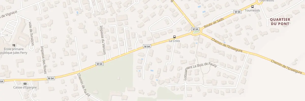 Plan du 650 Rte de Seilh à Aussonne