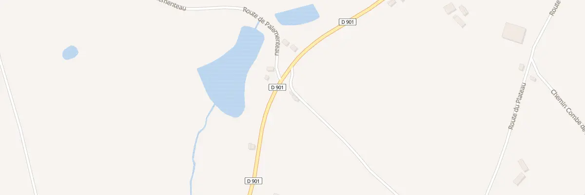 Plan du 2587 Rte de Juillac-Pompadour à Concèze