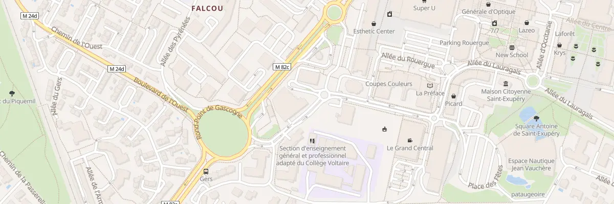 Plan du 85 All du Comminges à Colomiers