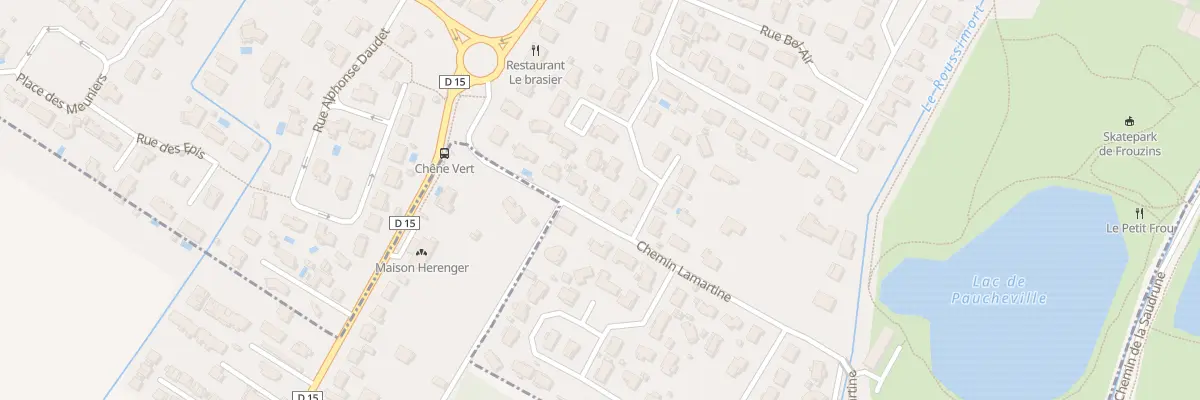 Plan du 5B Che Lamartine à Frouzins