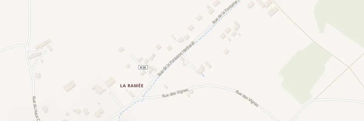 Plan du 17 Rue de la Fontaine Herbault à Thésée
