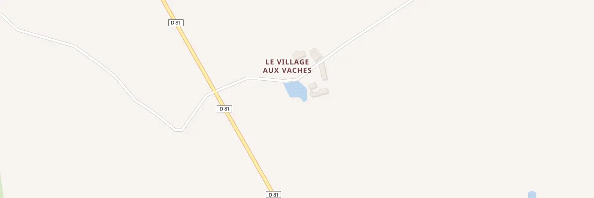 Plan du 2 Le Village aux Vaches à Nouans-les-Fontaines