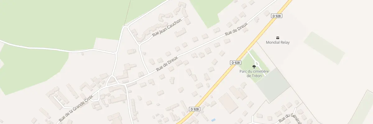Plan du 14B Rue de Dreux à Tréon