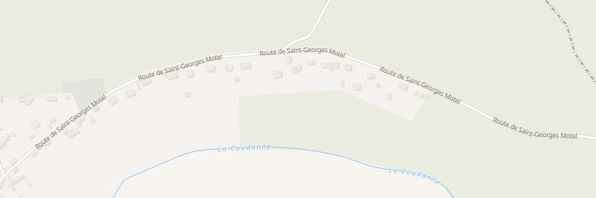 Plan du 38B Rte de St Georges Motel à Louye