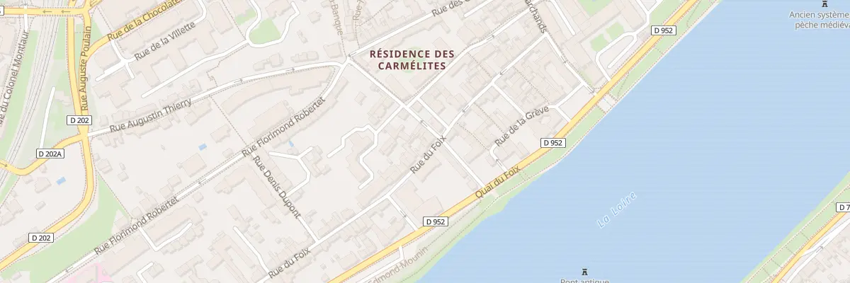 Plan du 31 Rue du Foix à Blois
