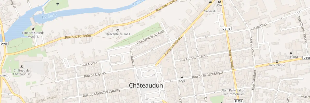 Plan du 19 Rue Louis Baudet à Châteaudun