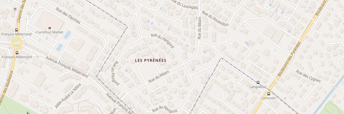 Plan du 3 Rue du Périgord à Villeneuve-Tolosane