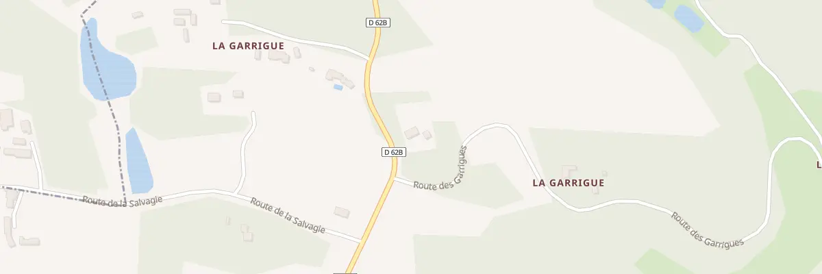 Plan du 74 La Garrigue à Paulin