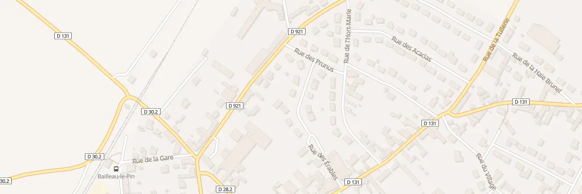 Plan du 6 Rue des Erables à Bailleau-le-Pin