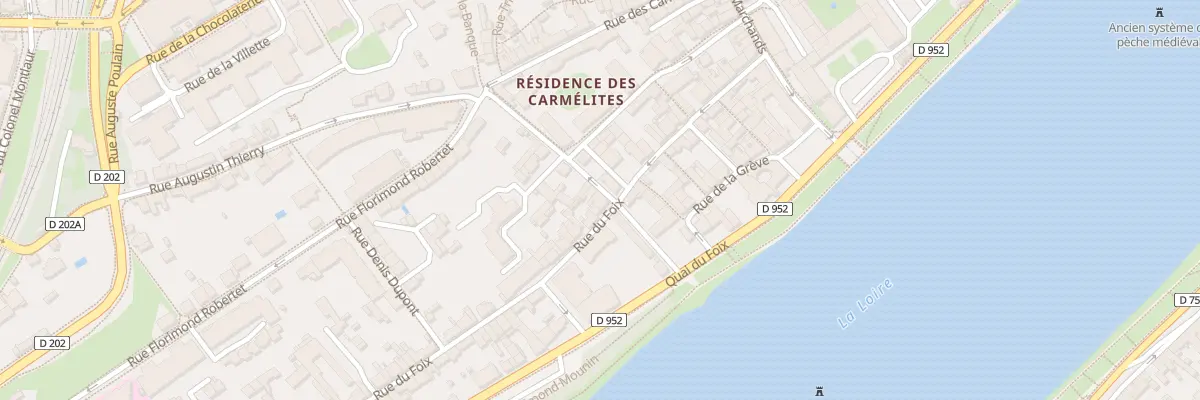 Plan du 29 Rue du Foix à Blois