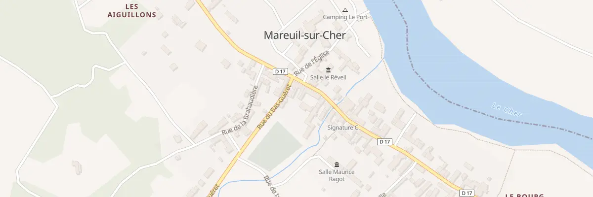 Plan du 95 Rue de la République à Mareuil-sur-Cher