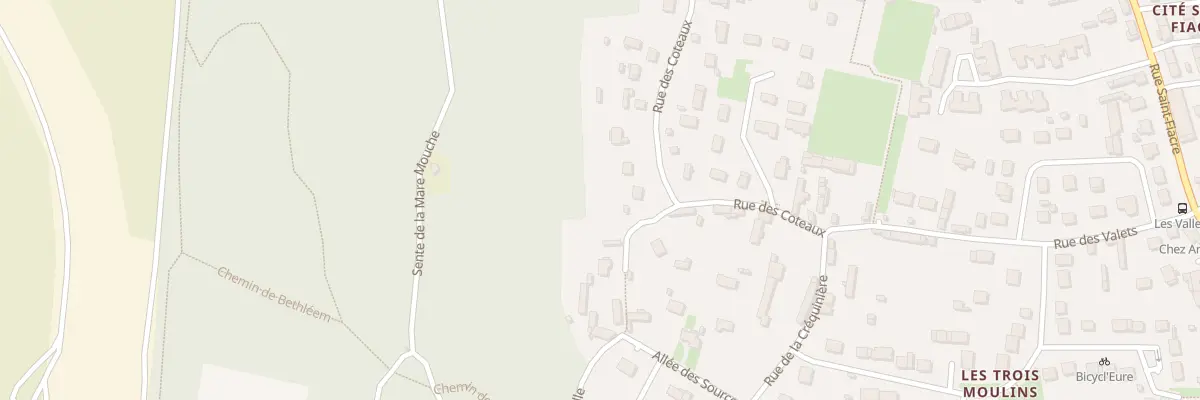 Plan du 11 Rue des Côteaux au Val d’Hazey