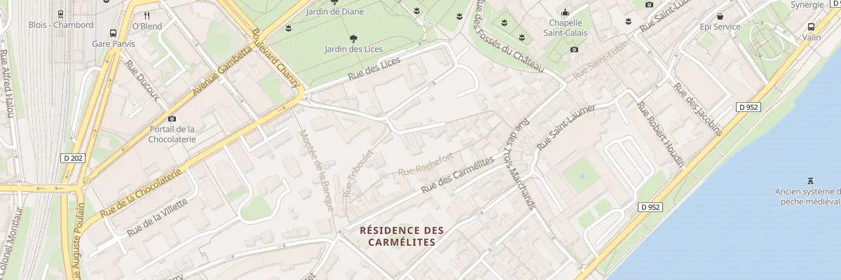 Plan du 18B Mte Deg Saint Nicolas à Blois