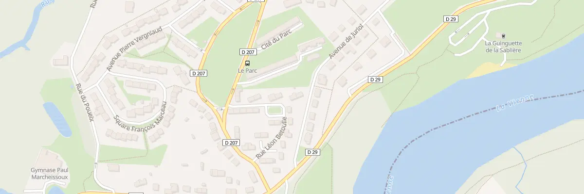 Plan du 16 Rue Léon Betoulle au Palais-sur-Vienne