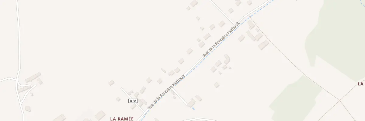 Plan du 26 Rue de la Fontaine Herbault à Thésée