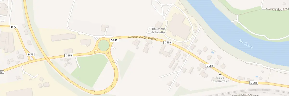 Plan du 587 Av de Gasseras à Montauban