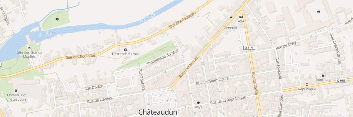 Plan du 24 Rue Louis Baudet à Châteaudun