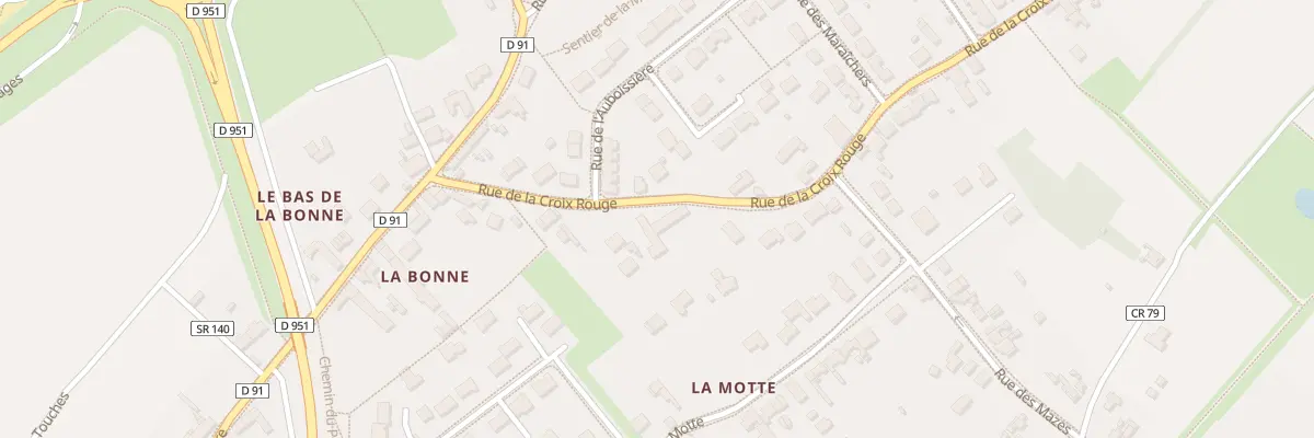 Plan du 92 Rue de la Croix Rouge à Blois